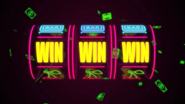 Casino Supplier of Slots, Bingo, and Table Games 1 depositphotos 383726174 stock illustration neon casino slot machine spinning