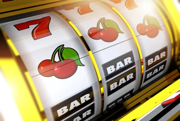 Speel Nu 2 depositphotos 634880200 stock illustration spinning golden casino slot machine