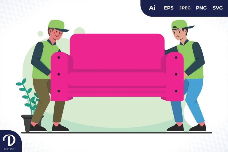 Sofa Home Delivery Worker Drizy Studio