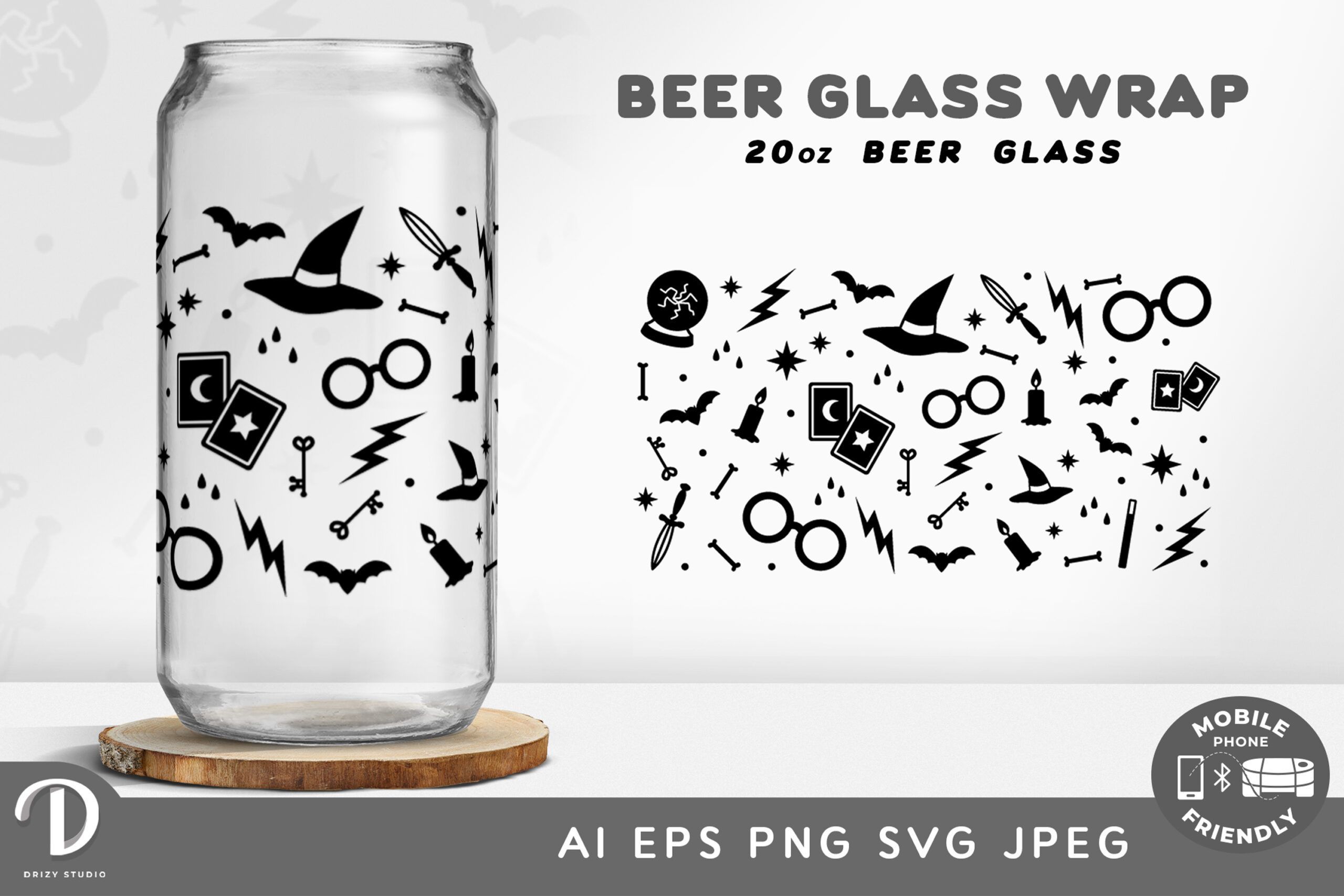 Beer Can Glass Designs (Cricut Machine) - Happy Happy Nester
