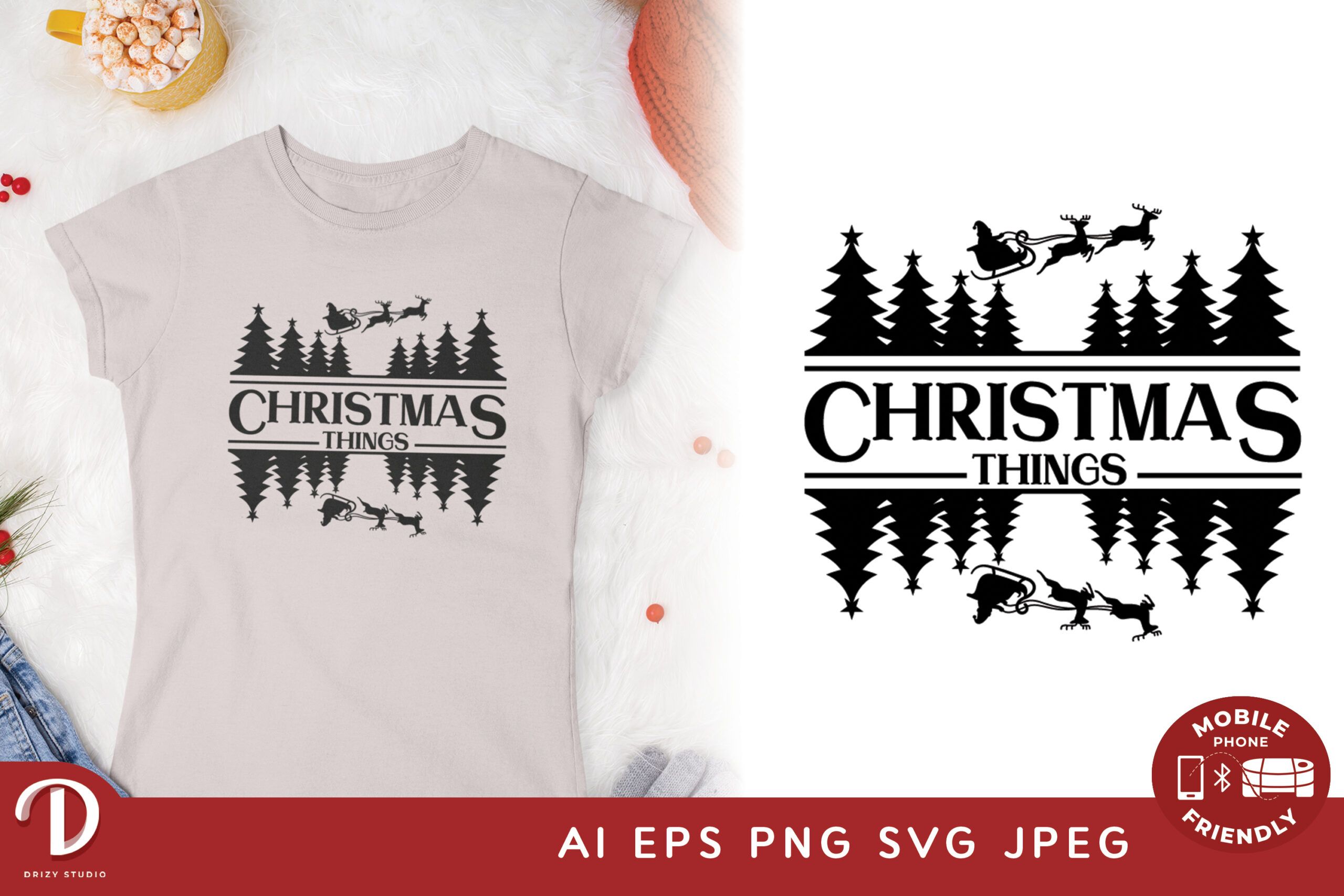 christmas-things-with-santa-s-sleigh-drizy-studio