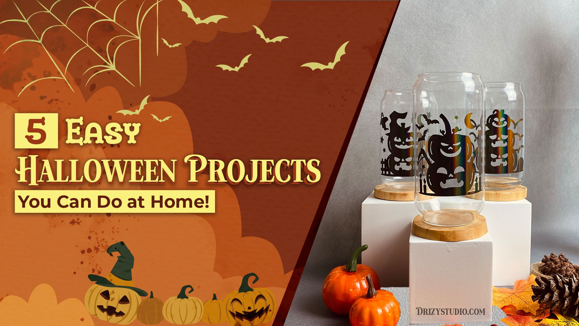 5 Easy Halloween Projects You Can Do at Home!
