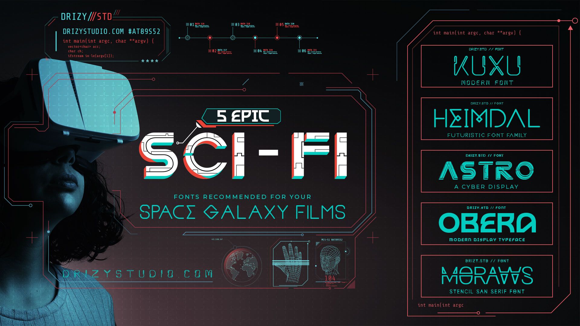 5 Epic Sci-Fi Fonts Recommended for Your Space Galaxy Films