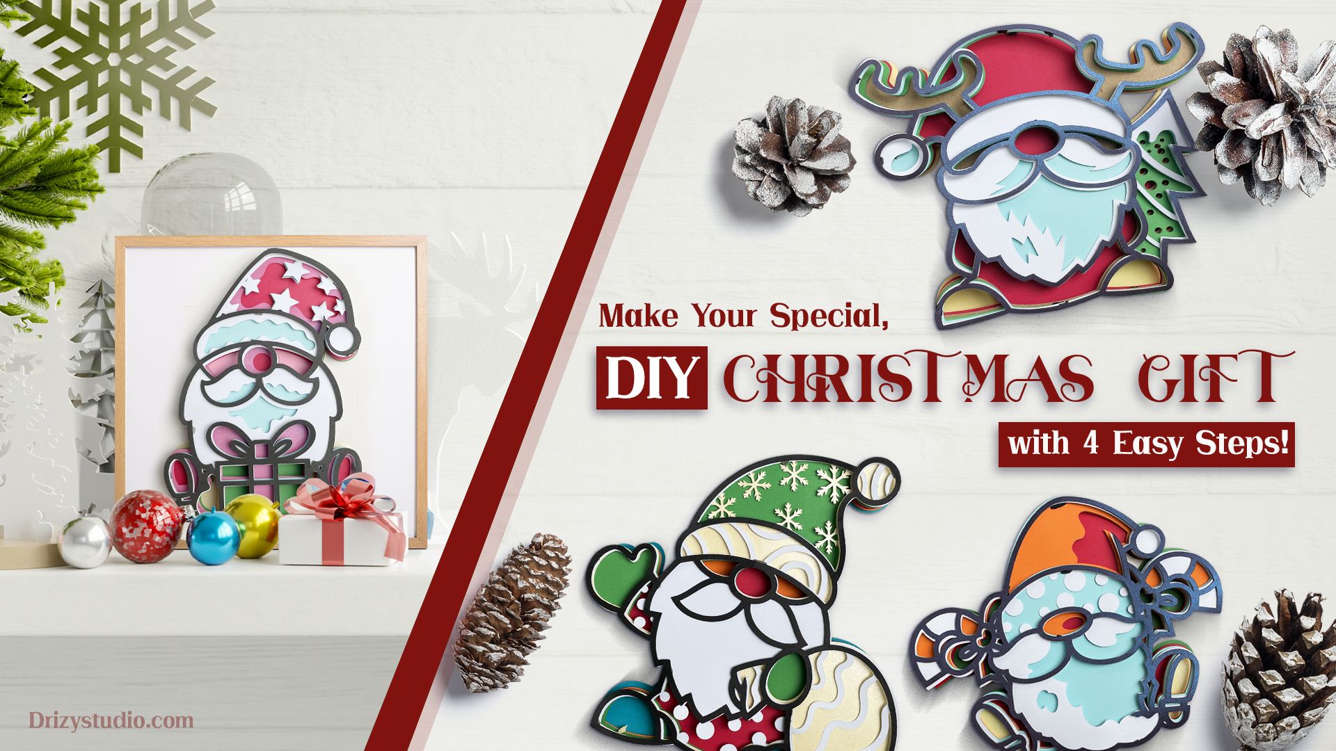 Make Your DIY Special Gift for Christmas with 4 Easy Steps!