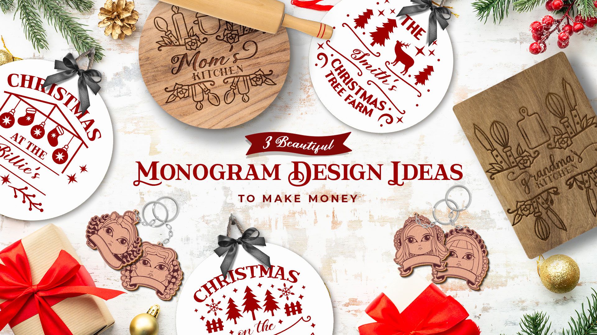 3 Beautiful Monogram Design Ideas to Make Money
