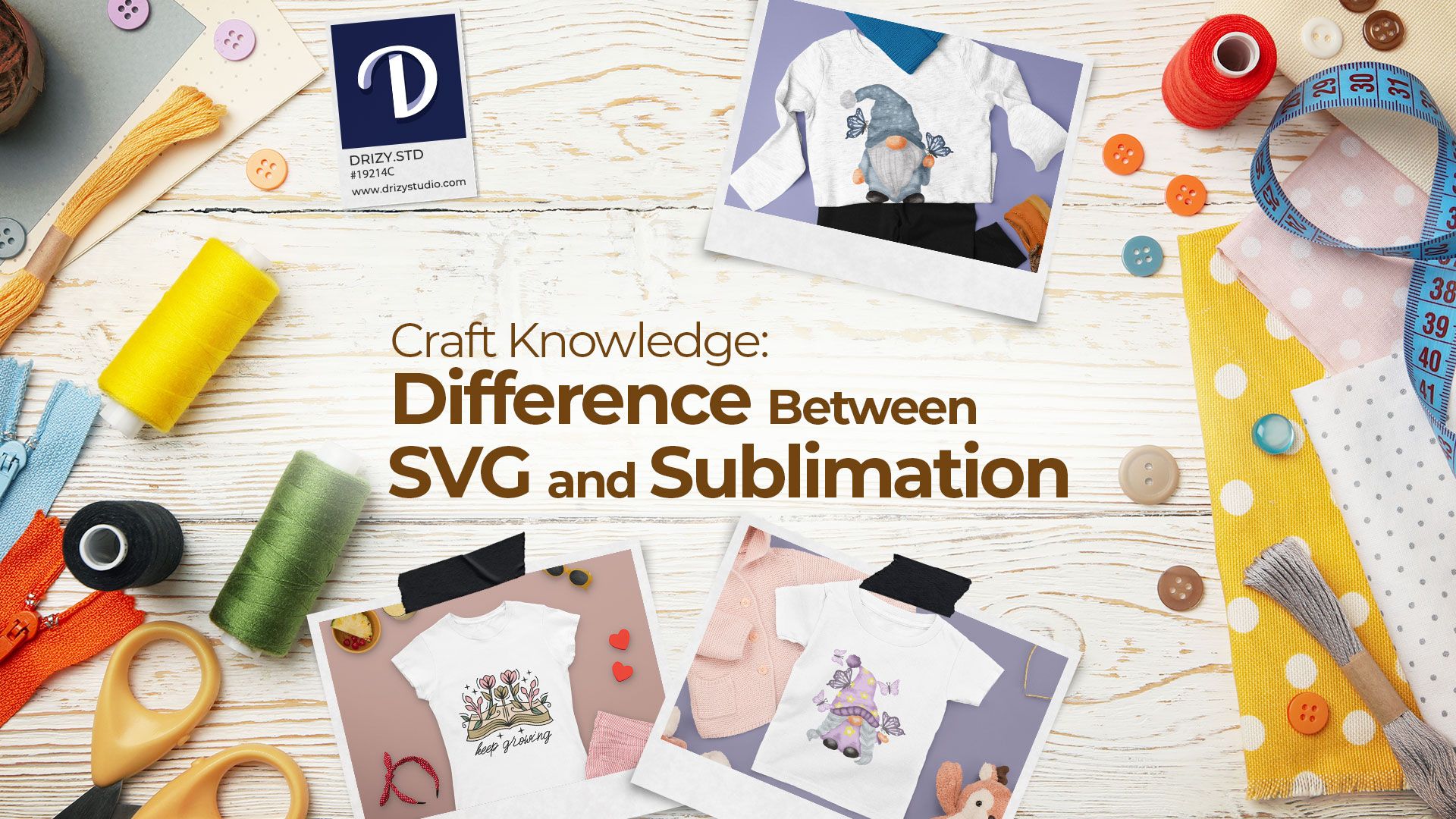 Craft Knowledge Important Difference Between SVG and Sublimation COVER