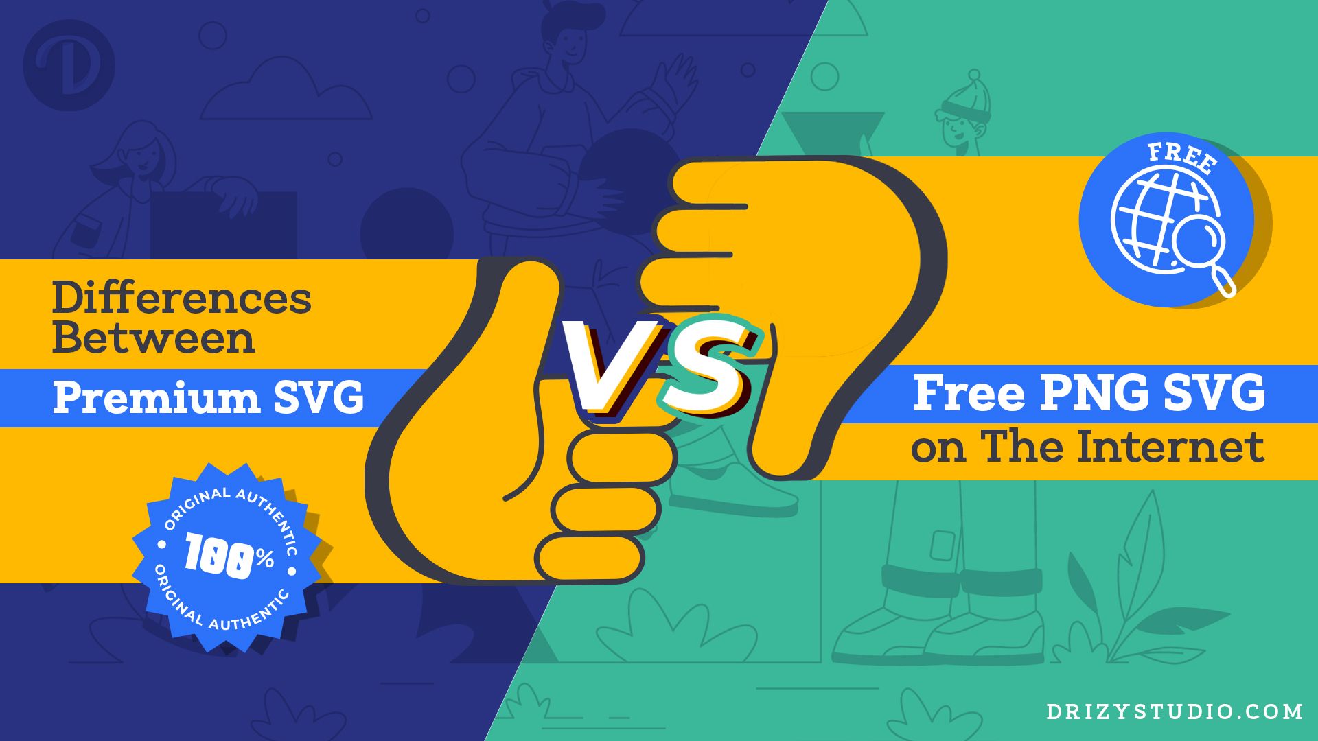 Differences Between Premium SVG vs Free PNG SVG on The Internet cover