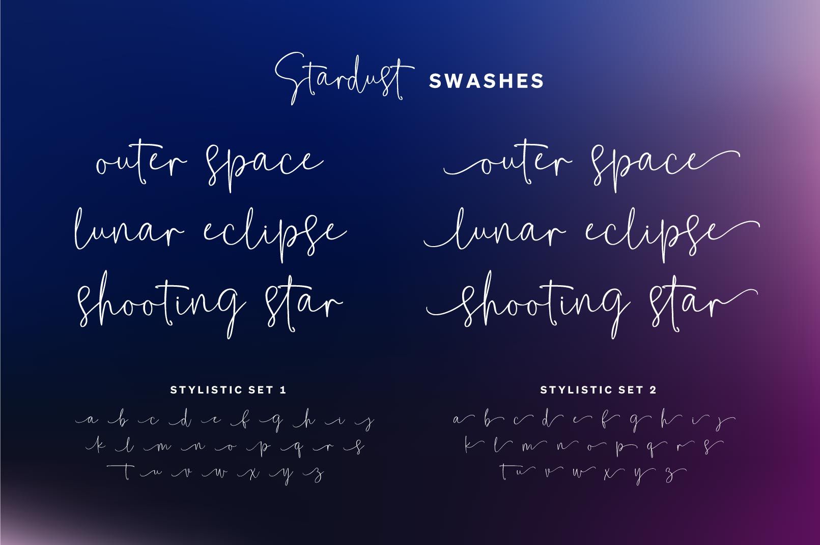 Stardust - Stylish Signature Font - Drizy Studio