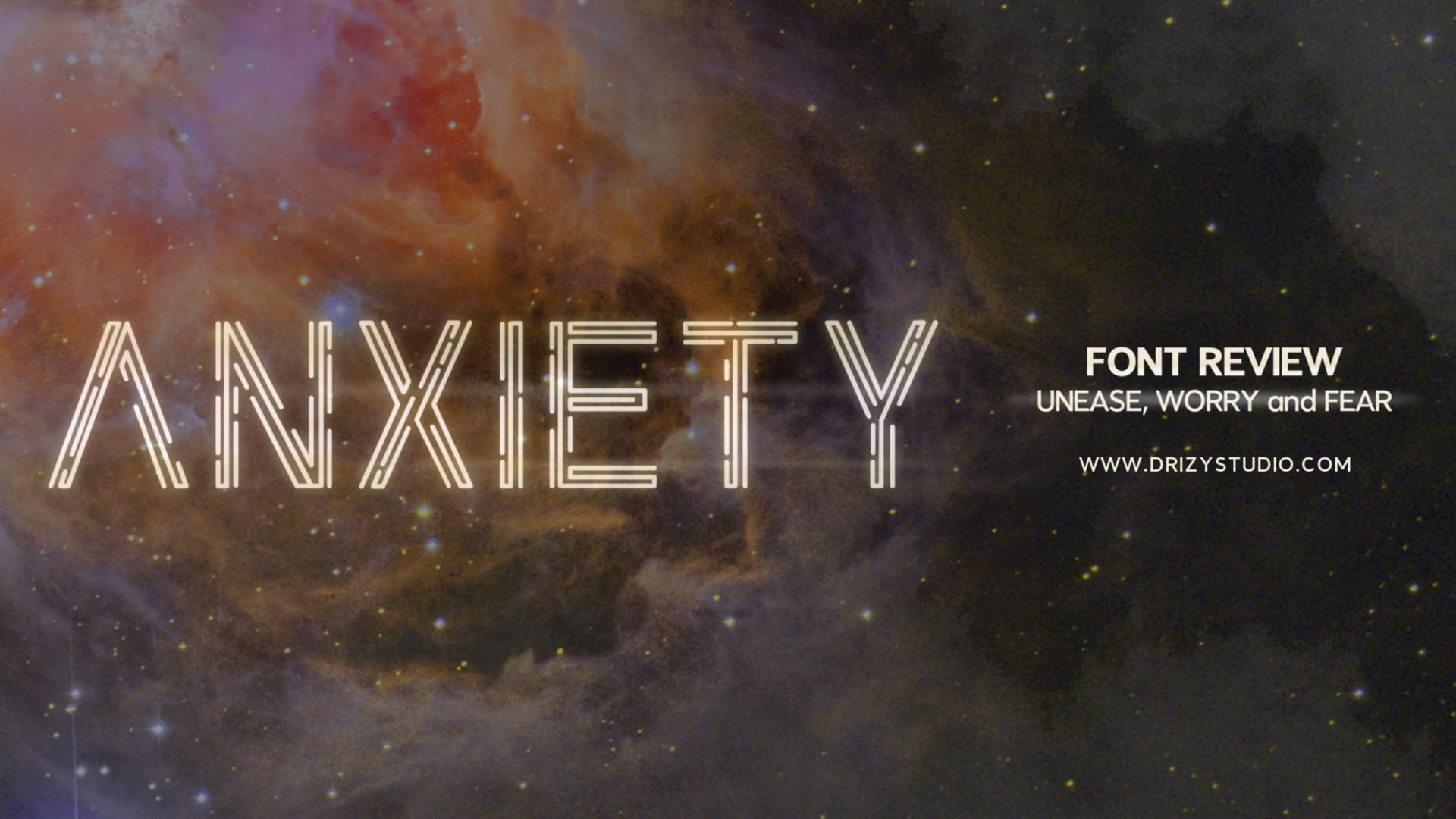 Anxiety Font Review