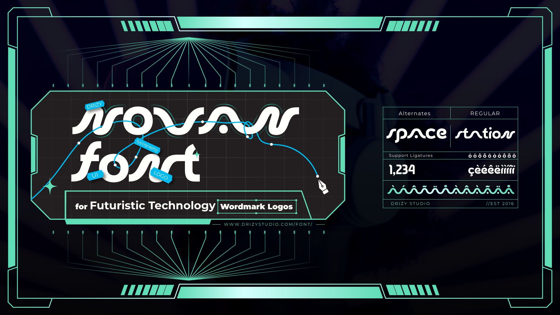 Novan Font A Perfect Choice for Futuristic Wordmark and Lettermark Designs