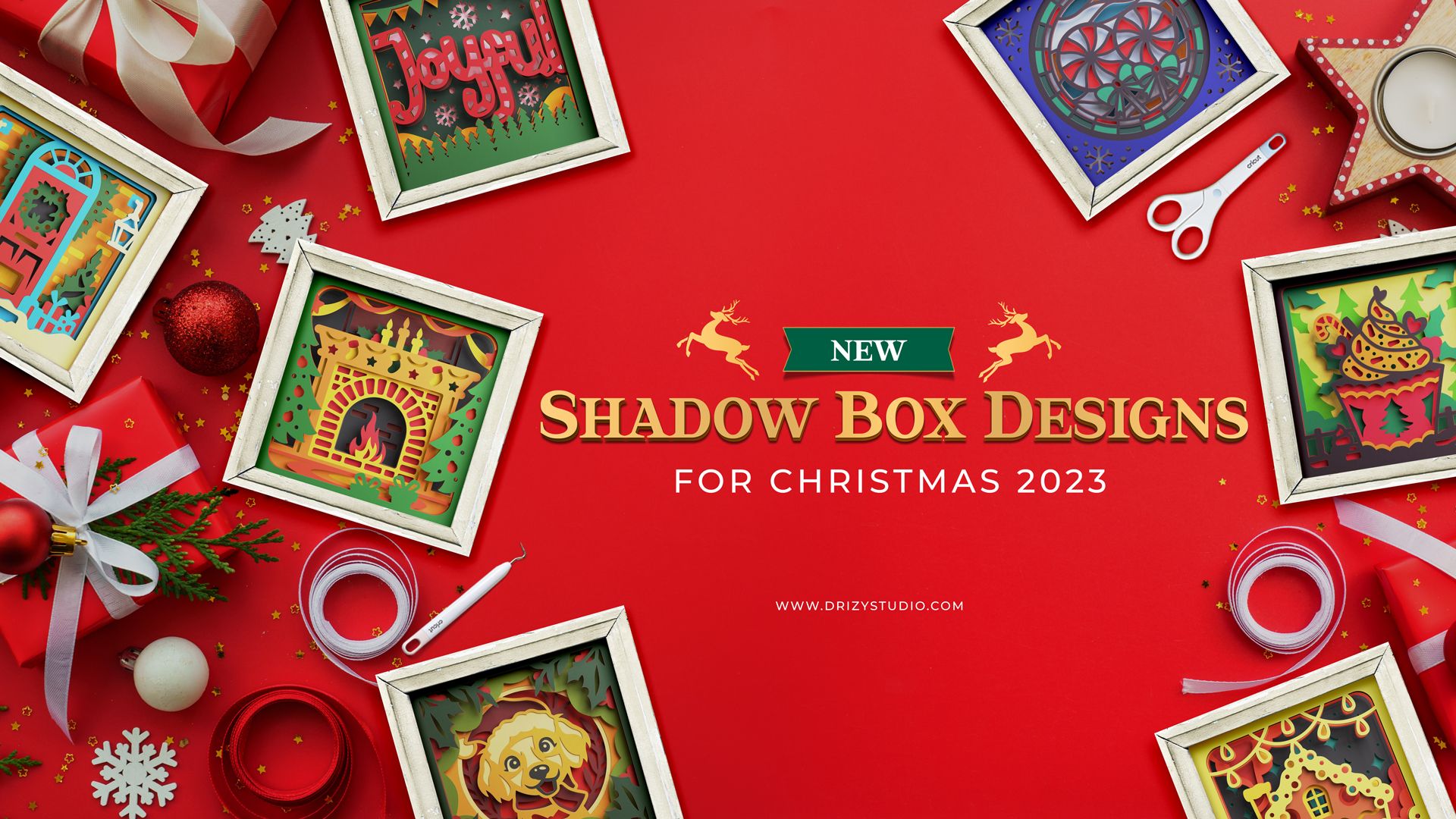 2023 Christmas Shadow Box to End the Year With a Bang!